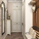 Entrée confortable dans le style provençal