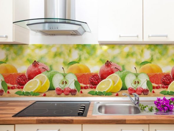 Imprimé brillant pour le tablier de cuisine
