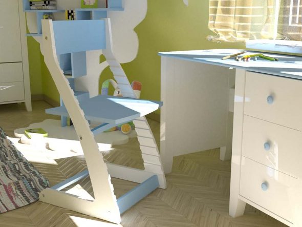 Chaise avec design réglable Vyrastayka