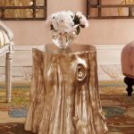 Table de moignon décorée