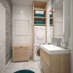 Conception d'étagères ouvertes pour la salle de bain