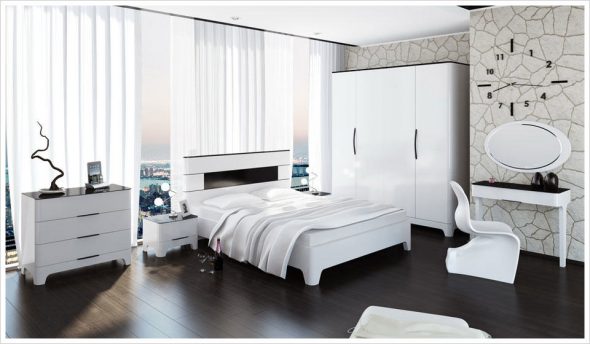 Meubles brillants pour la décoration des chambres
