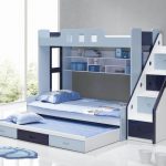 Lits superposés avec modules escamotables