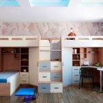 L'idée de trois chambres et d'un lieu de travail