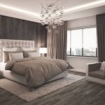 Intérieur de la chambre au lit moelleux