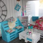 Mobilier de palette beau et fonctionnel