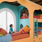 Belle décoration figurée de la chambre des enfants