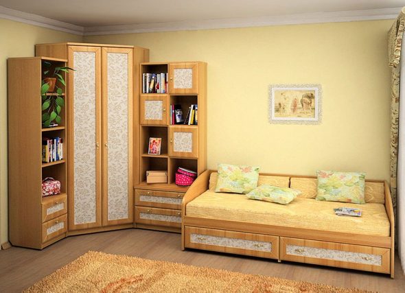 Canapé lit pour une chambre d'enfant