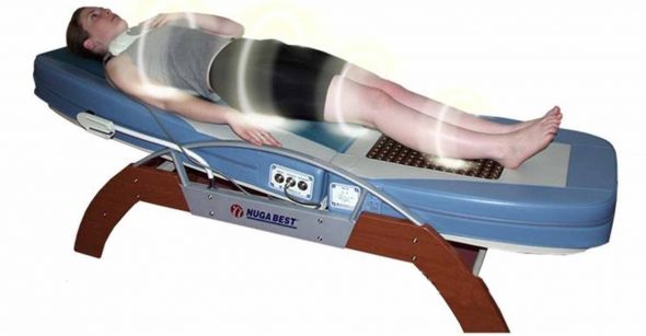 Lit de massage Nougat Idéal pour votre colonne vertébrale