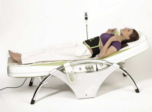 Lit de massage en état de marche