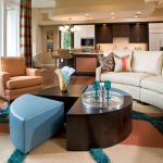 Meubles avec coins arrondis pour salon de feng shui