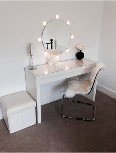 Petit miroir rond