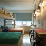 Conception de la chambre pour trois enfants