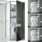 Vitrine originale avec machine à laver