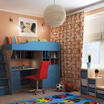 Lits superposés pour adolescents à l'intérieur