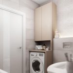 Etagère beige pour salle de bain