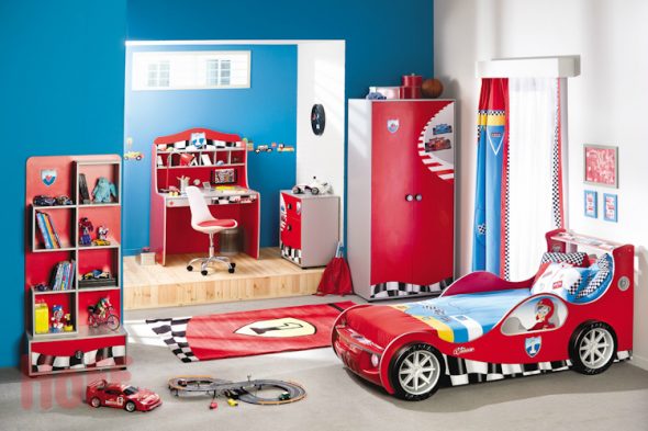 Chambre à la manière de la Formule 1