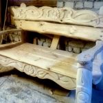 Banc sculpté Linden