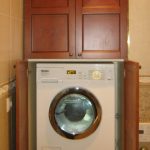 Armoire de toilette pour machine à laver