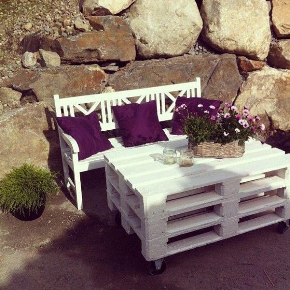 Mobilier de palettes à faire soi-même