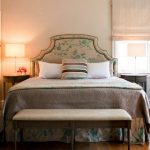 Tissu avec une impression verte à la tête