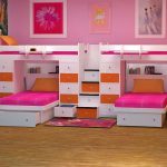 Arrangement pratique de quatre lits