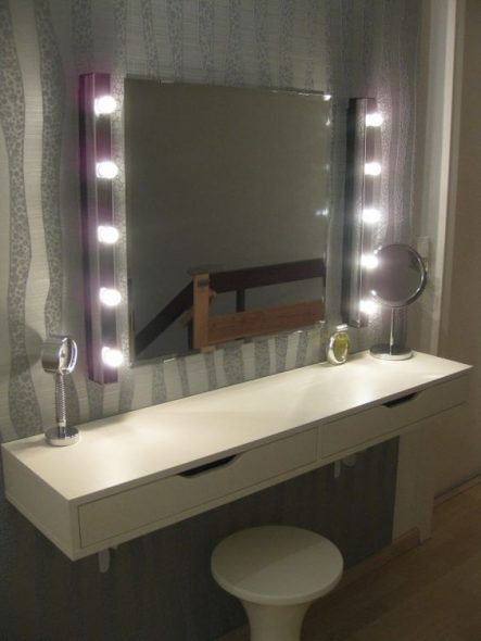 Miroir rétro-éclairé