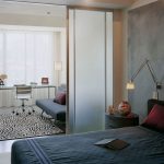 Zoneamento quarto e sala de estar pode