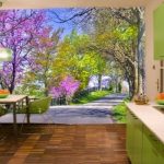 Jardin fleuri dans votre cuisine