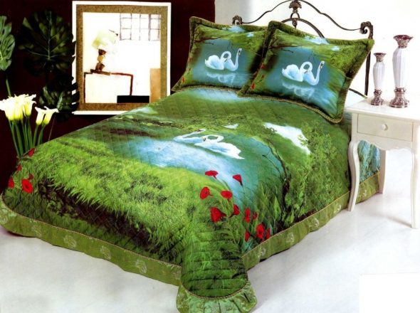 Couverture de satin