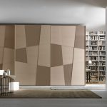 Portes avec motif mosaïque pour garde-robes