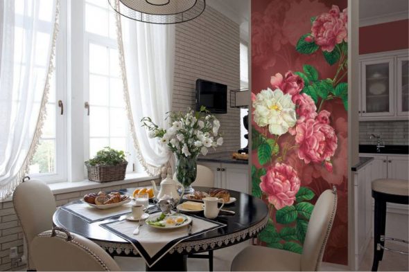 Peinture d'art en tant que décor