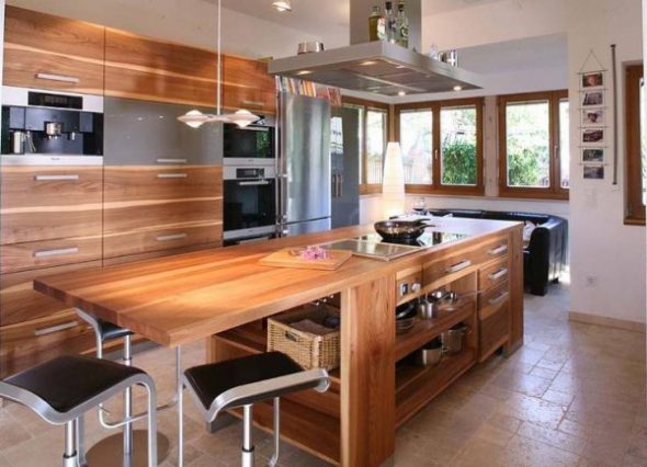 Plateau de table collé