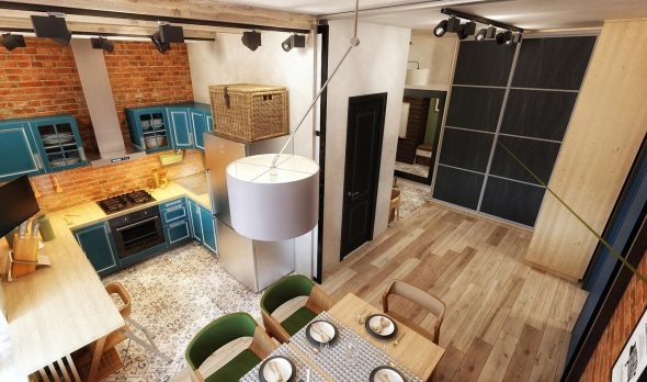 Placez un arbre peut être trouvé dans la cuisine dans n'importe quel style