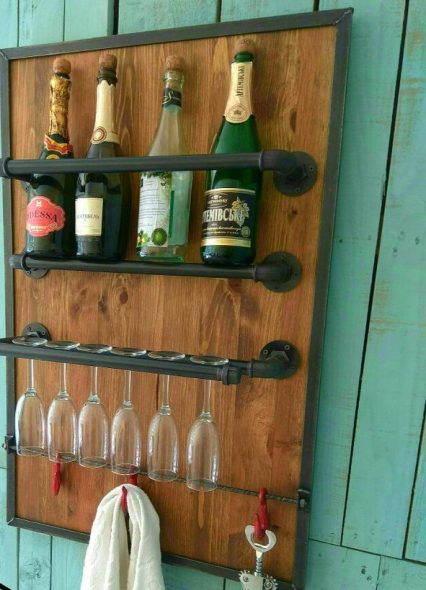 Loft tarzı mini bar