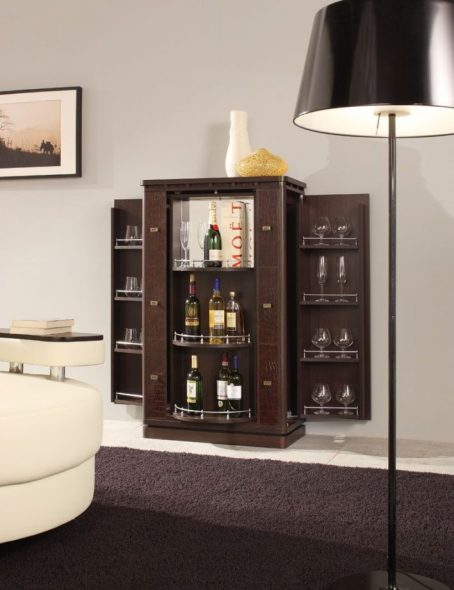 Minibar dans le salon