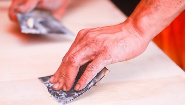 Primer les comptoirs avant de peindre
