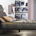 Chambre design inhabituelle aux formes géométriques