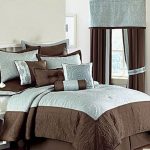 Décoration de chambre dans les mêmes couleurs et nuances