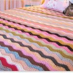 Couverture crochet Wave