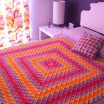 Couvre-lit au crochet