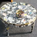 Exemple de découpage d'une table avec des coupures