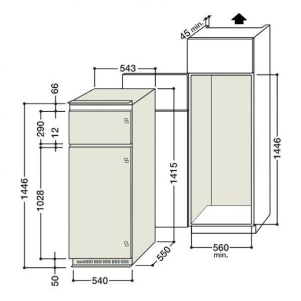 Dimensions du cabinet
