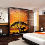 Armoire coulissante Afrique pour une chambre