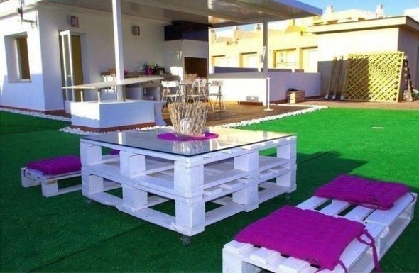 Table et bancs