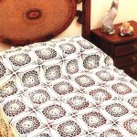 Couvre-lit au crochet pour un intérieur inhabituel