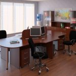 Mobilier de bureau marron