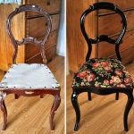 Décoration de chaise avec tissu