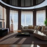 La possibilité de placer des meubles dans le salon
