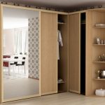 Grande armoire d'angle sur le croquis